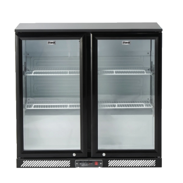 MIKA Chest Freezer, 95L, Aluminium Inner, Dark Grey | MikaAppliances