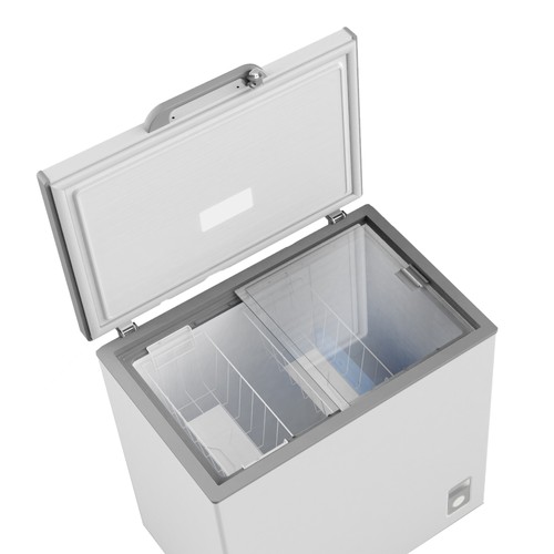 MIKA Chest Freezer, 95L, White Inner, White Grey | Mika Appliances