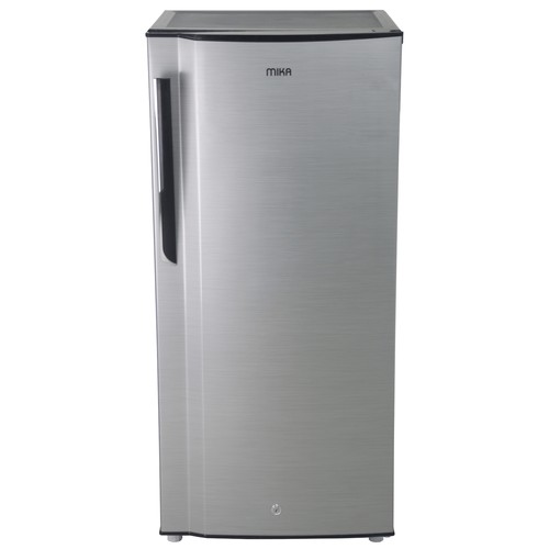 MIKA Fridge, Single Door Defrost, 150L, Line Silver Dark