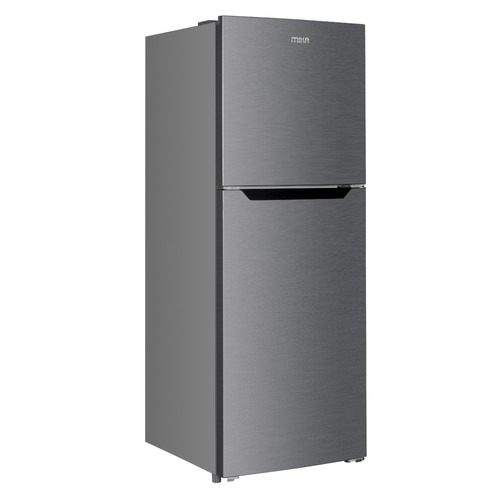 MIKA 冷蔵庫 MIKA Fridge, 2 Door Top Mount Freezer No Frost, 197L, Inox