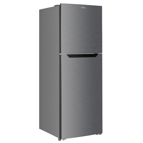 MIKA Fridge, 2 Door Top Mount Freezer No Frost, 247L, Inox Line