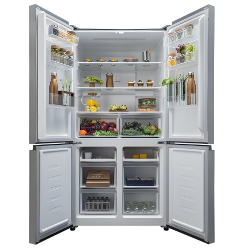 MIKA Fridge, 4 Door Bottom Mount Freezer No Frost, 592L