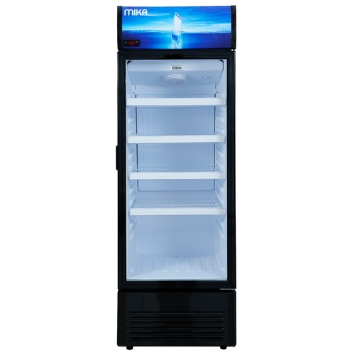 MIKA 冷蔵庫 MIKA Showcase Chiller, 280L, Single Door, Black | MikaAppliances